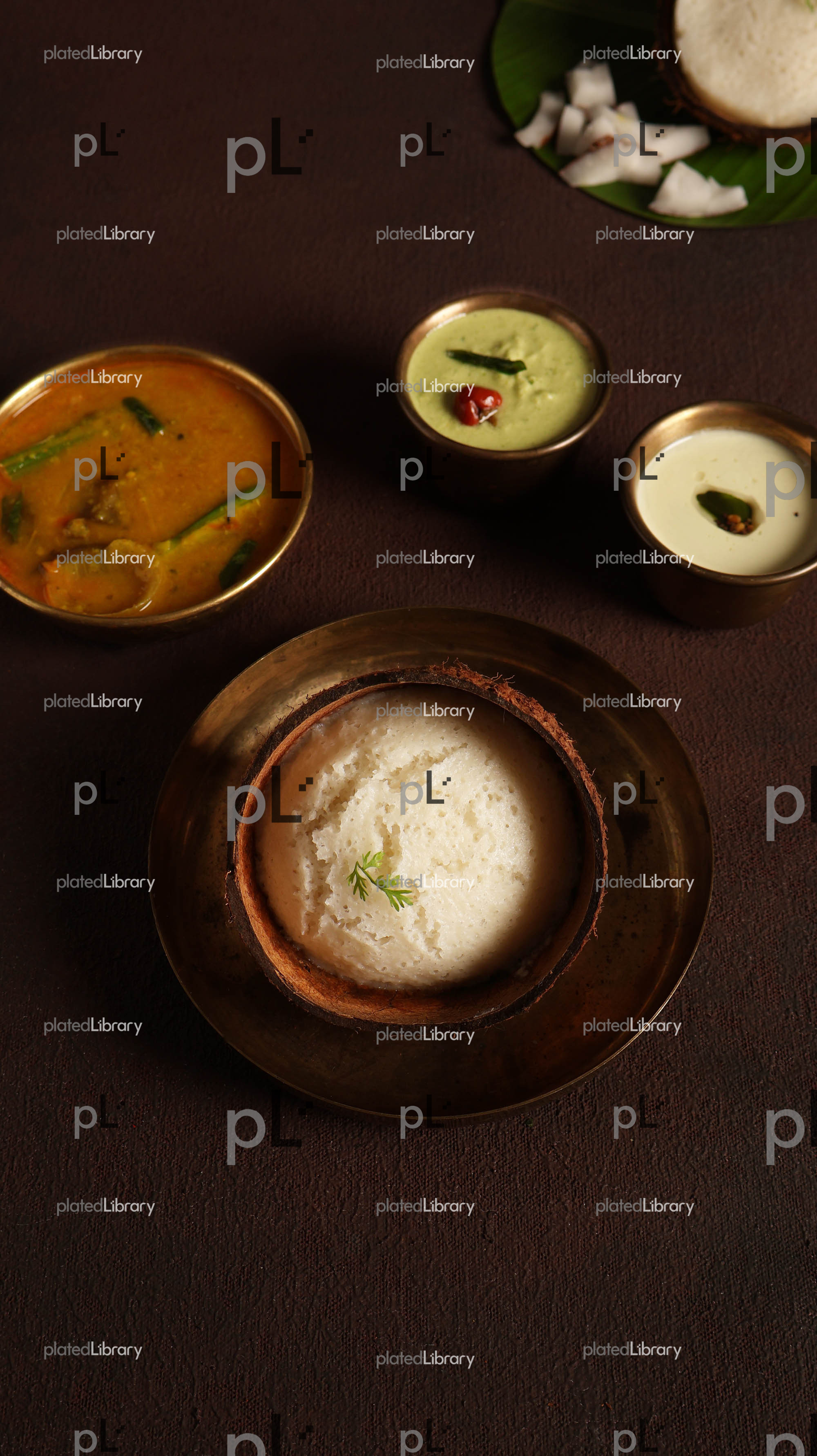 Coconut Shell Idli