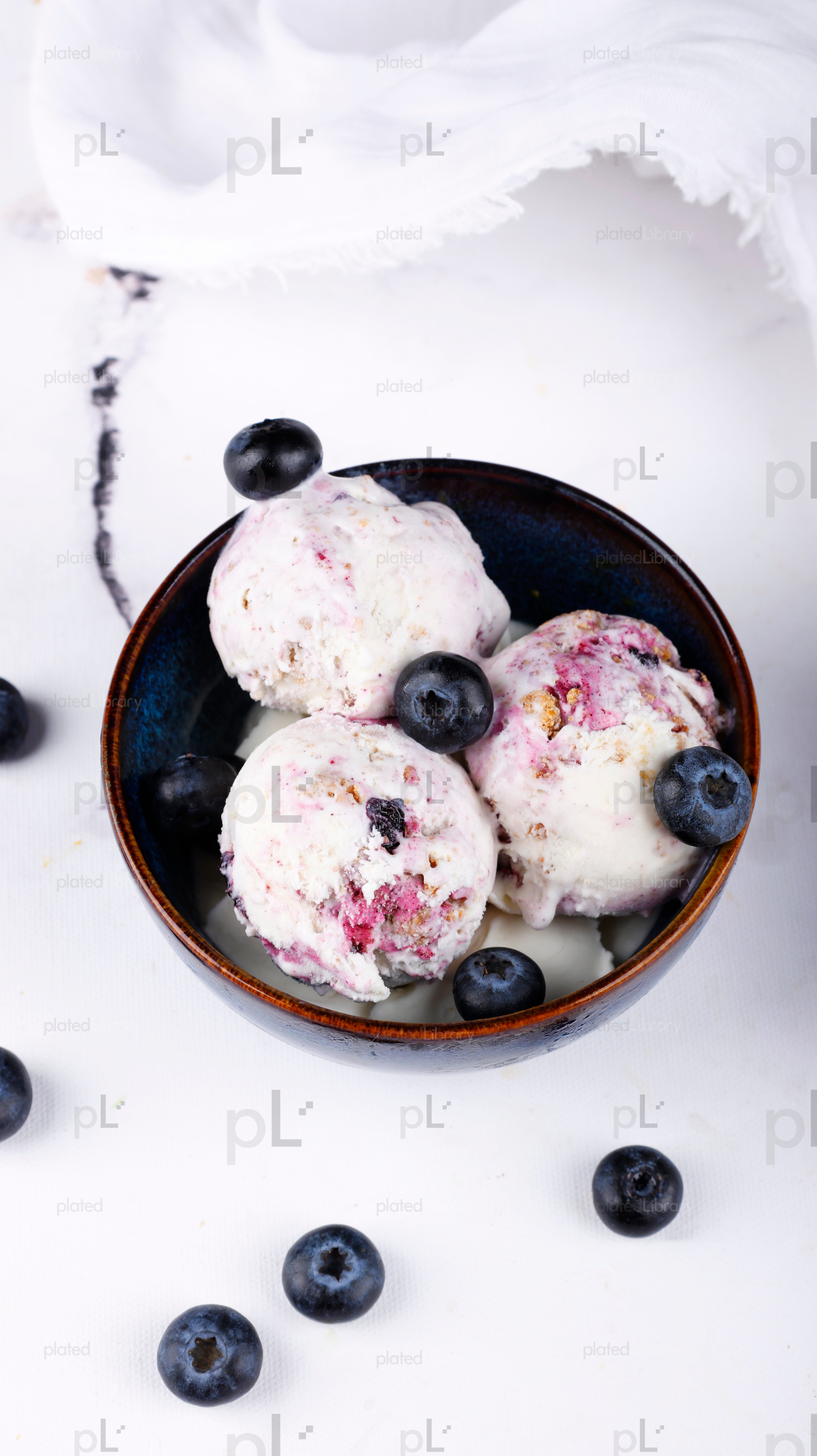 Blueberry Ice Cream